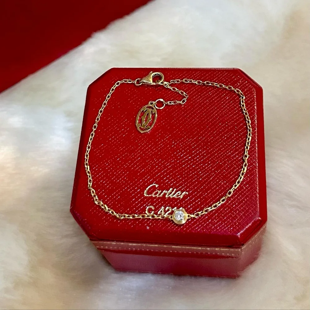 (Sold)Authentic Cartier bracelet(Diamants Lèger de Cartier Collection) - Picture 2 of 7